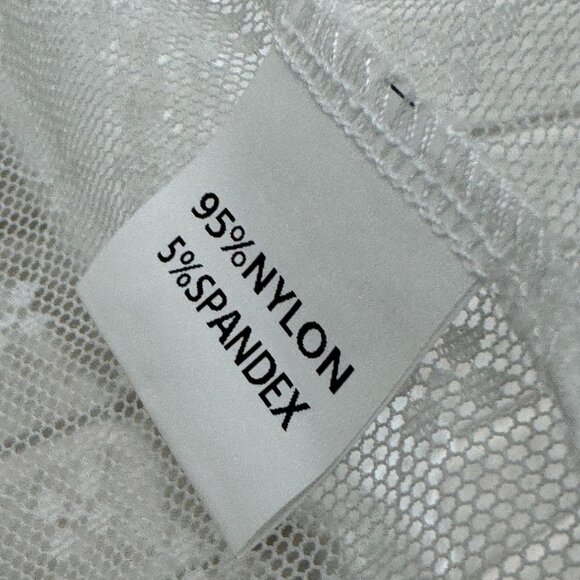 Ollie Jay Girls White Sheer Floral Mesh Long Sleeve Layer Tee Size 5Y NWT - Picture 7 of 11